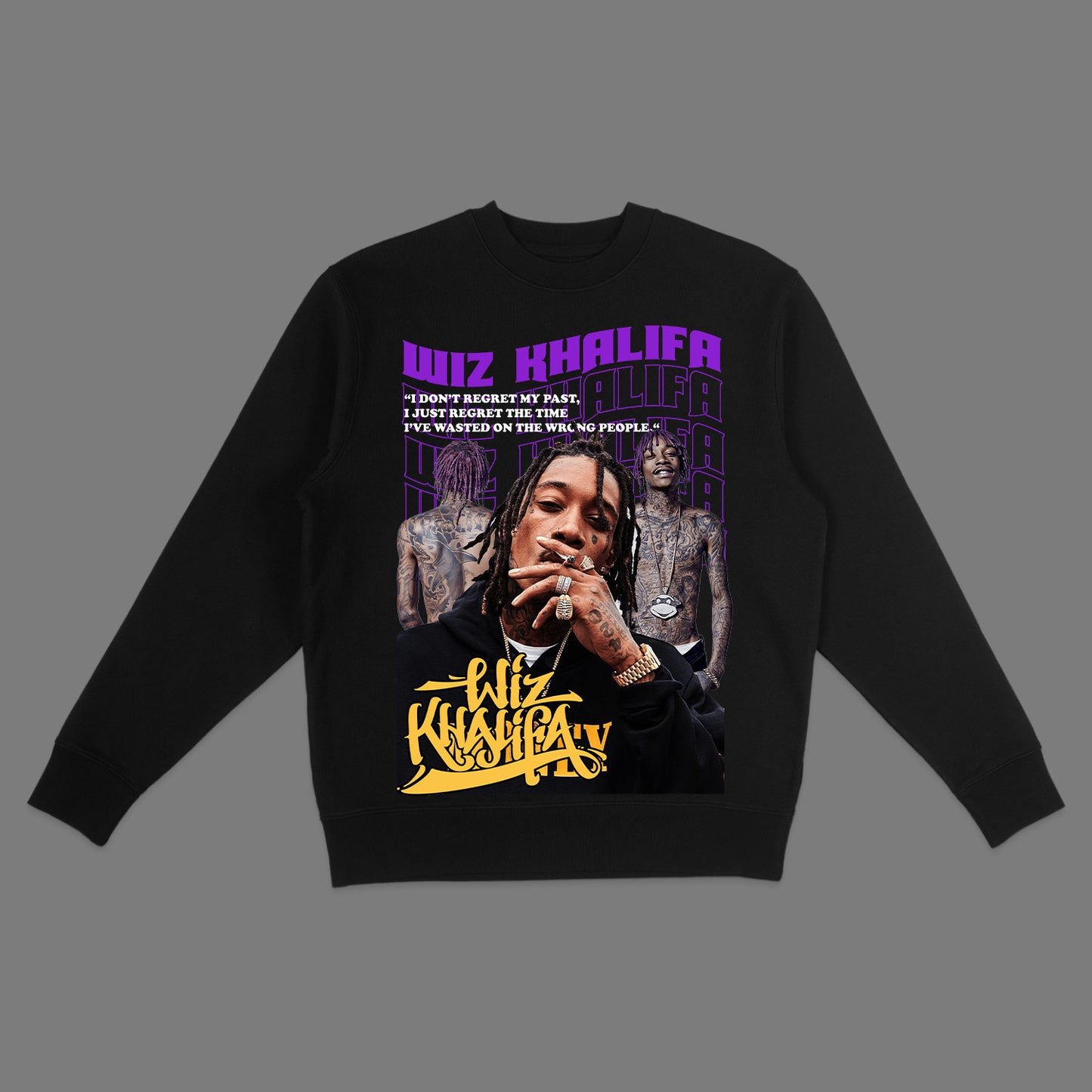 wiz khalifa PRINT sweatshirt