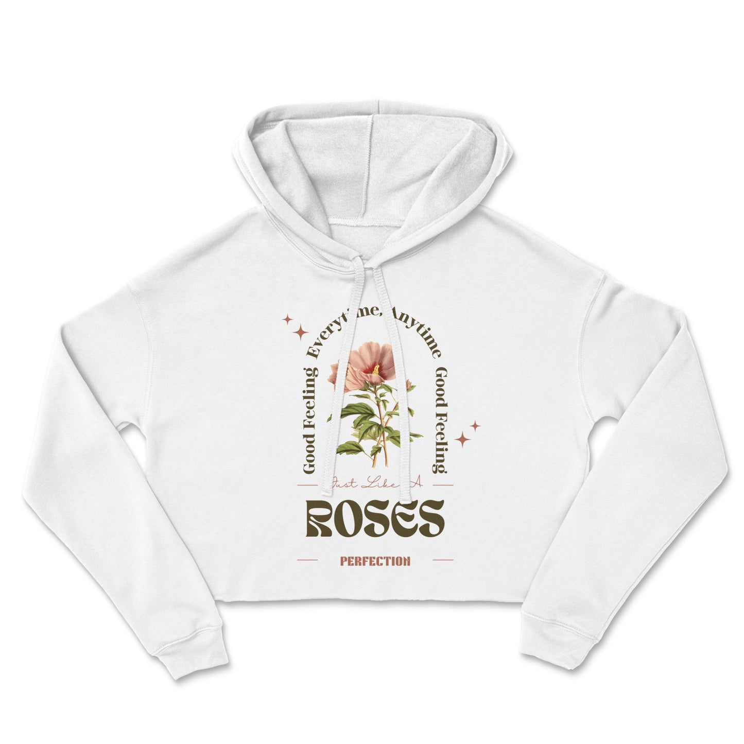 ROSES croptop hoodie