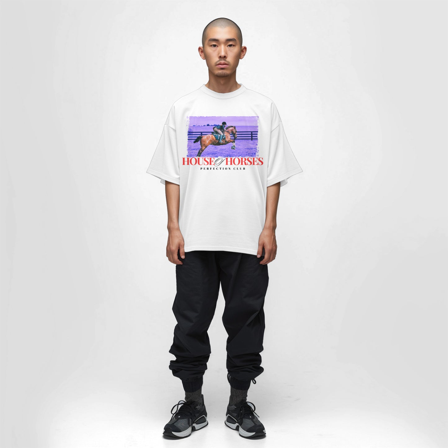 HOUSE OF HORSES Oversized Heavyweight TSHIRT..