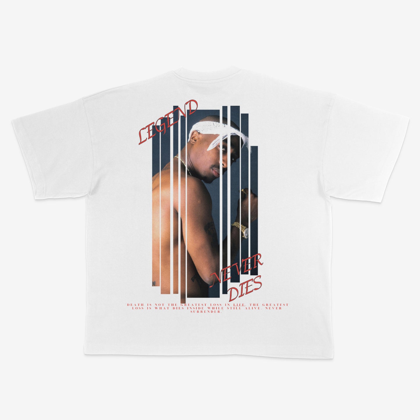 PFTN legend Tupac Oversized Heavyweight TSHIRT..
