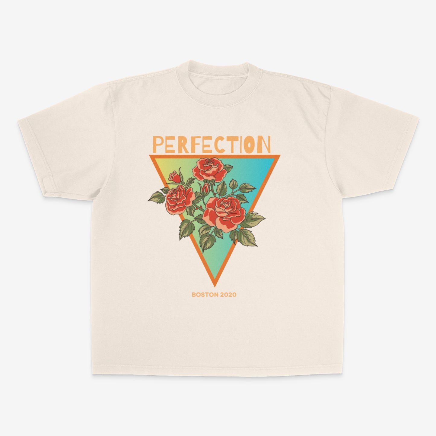 PFTN FLOWER Oversized Heavyweight TSHIRT..