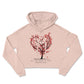 pftn love tree print croptop hoodie