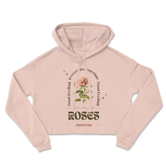 ROSES croptop hoodie