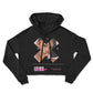 swaeX print croptop hoodie