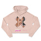 swaeX print croptop hoodie