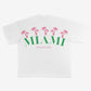 MIAMI PALM TREES Oversized Heavyweight TSHIRT..