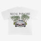 SOCIAL PARIDISE Oversized Heavyweight TSHIRT..