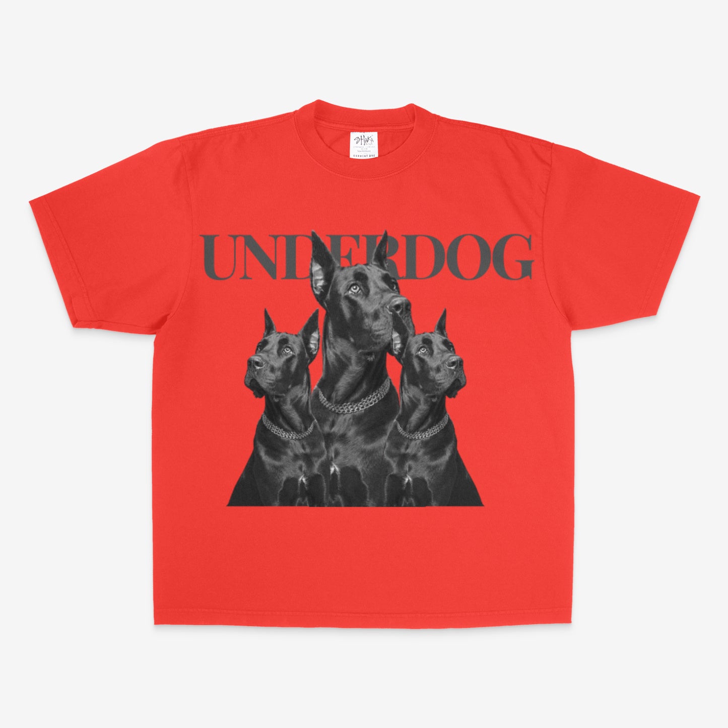 Underdog graphic Oversized Heavyweight Tshirt