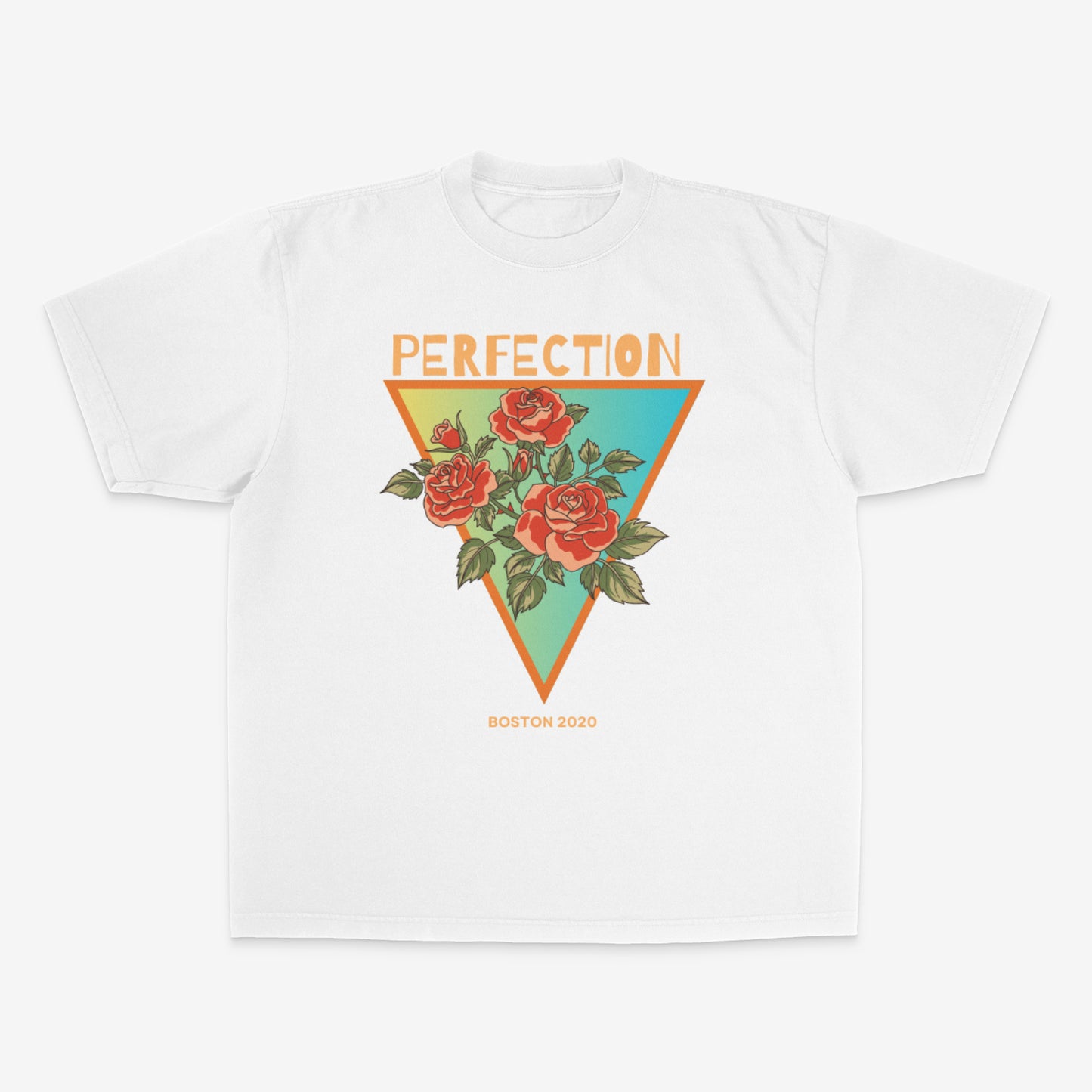 PFTN FLOWER Oversized Heavyweight TSHIRT..