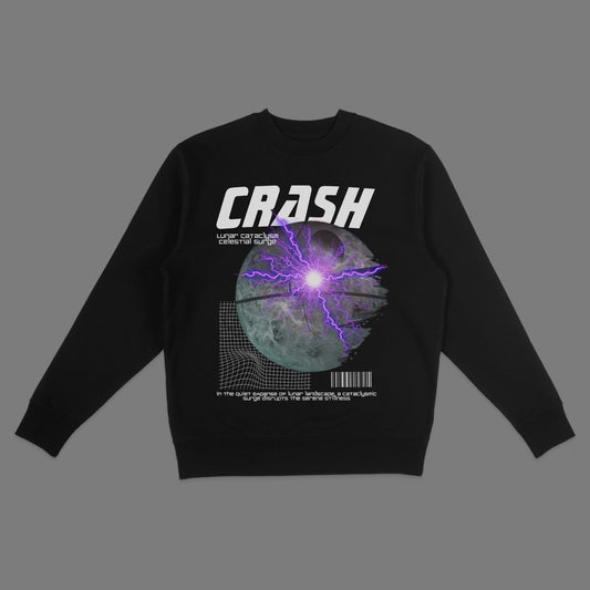 CRASH PRINT sweatshirt