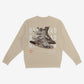PFTN sneakers print sweatshirt
