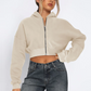 ZIPPER  croptop hoodie