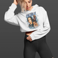 Ariana PRINT croptop hoodie