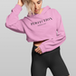 PERFECTION PRINT croptop hoodie