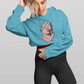 GRAPHIC PRINT croptop hoodie