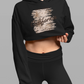 CALIFORNIA PRINT croptop hoodie