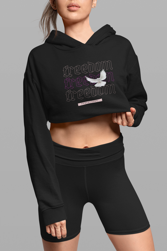 FREEDOM croptop hoodie