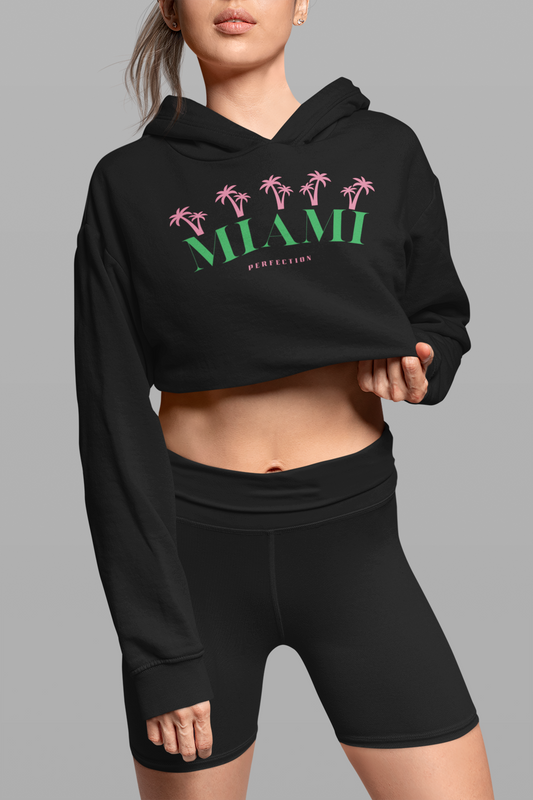 MIAMI croptop hoodie