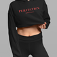 PERFECTION PRINT croptop hoodie