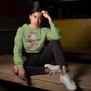 CALIFORNIA PRINT croptop hoodie