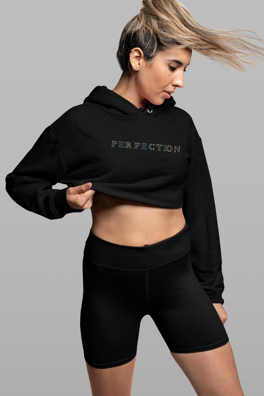 PERFECTIONcroptop hoodie