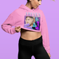 Ariana PRINT croptop hoodie
