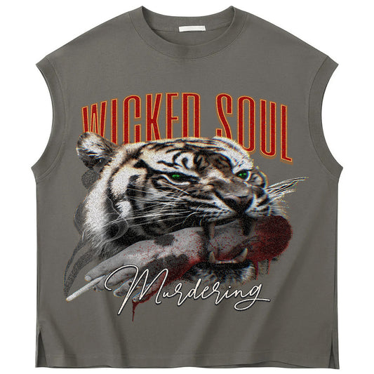 WICKED sleeveless TSHIRT