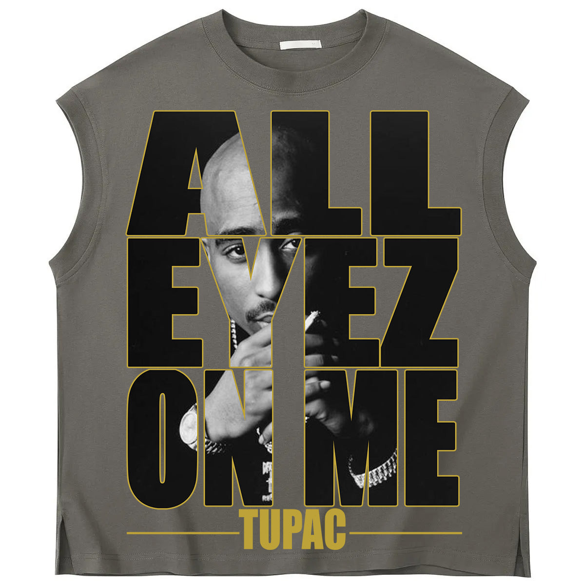 ALL EYEZ ON ME TUPAC sleeveless TSHIRT