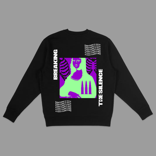 BREAKING THE SILENCE PRINT sweatshirt