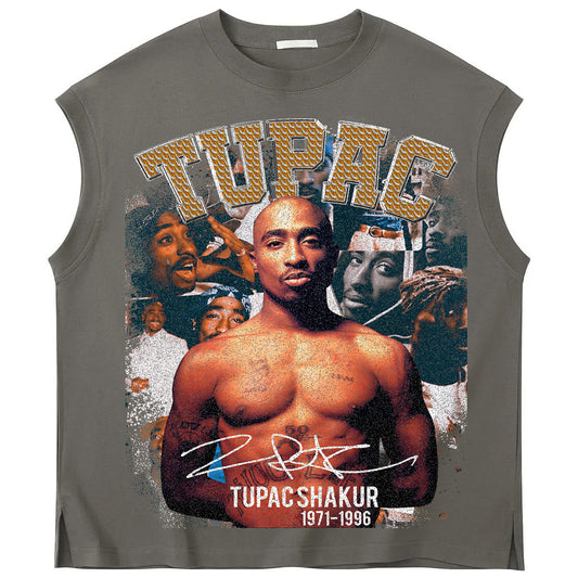 TUPAC sleeveless TSHIRT